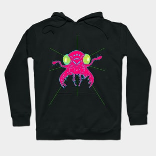 Tiger beetle (Cicindelidae), face Hoodie